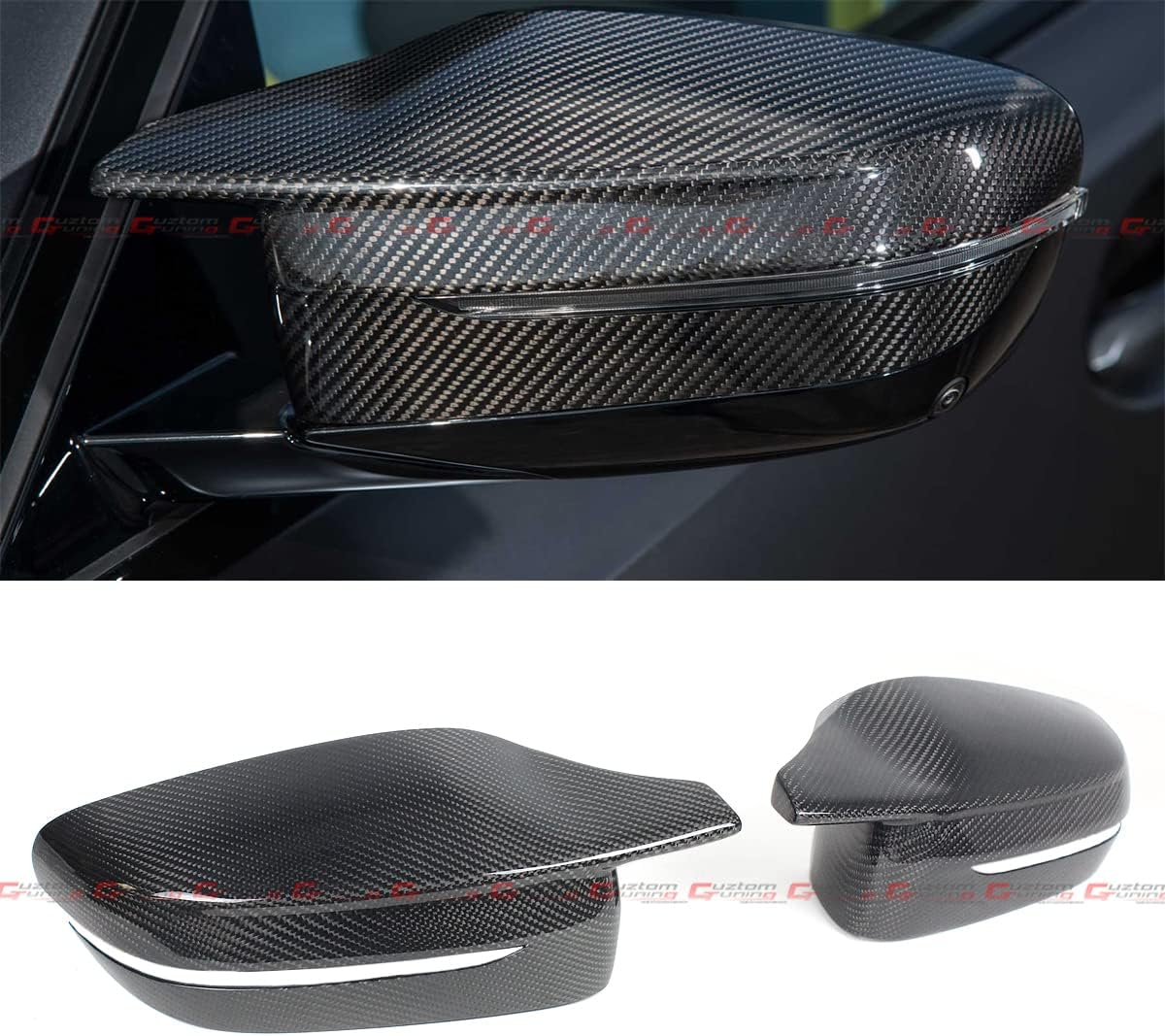 Cuztom Tuning Real Carbon Fiber Side Mirror Cover Caps BMW M2 M3 M4