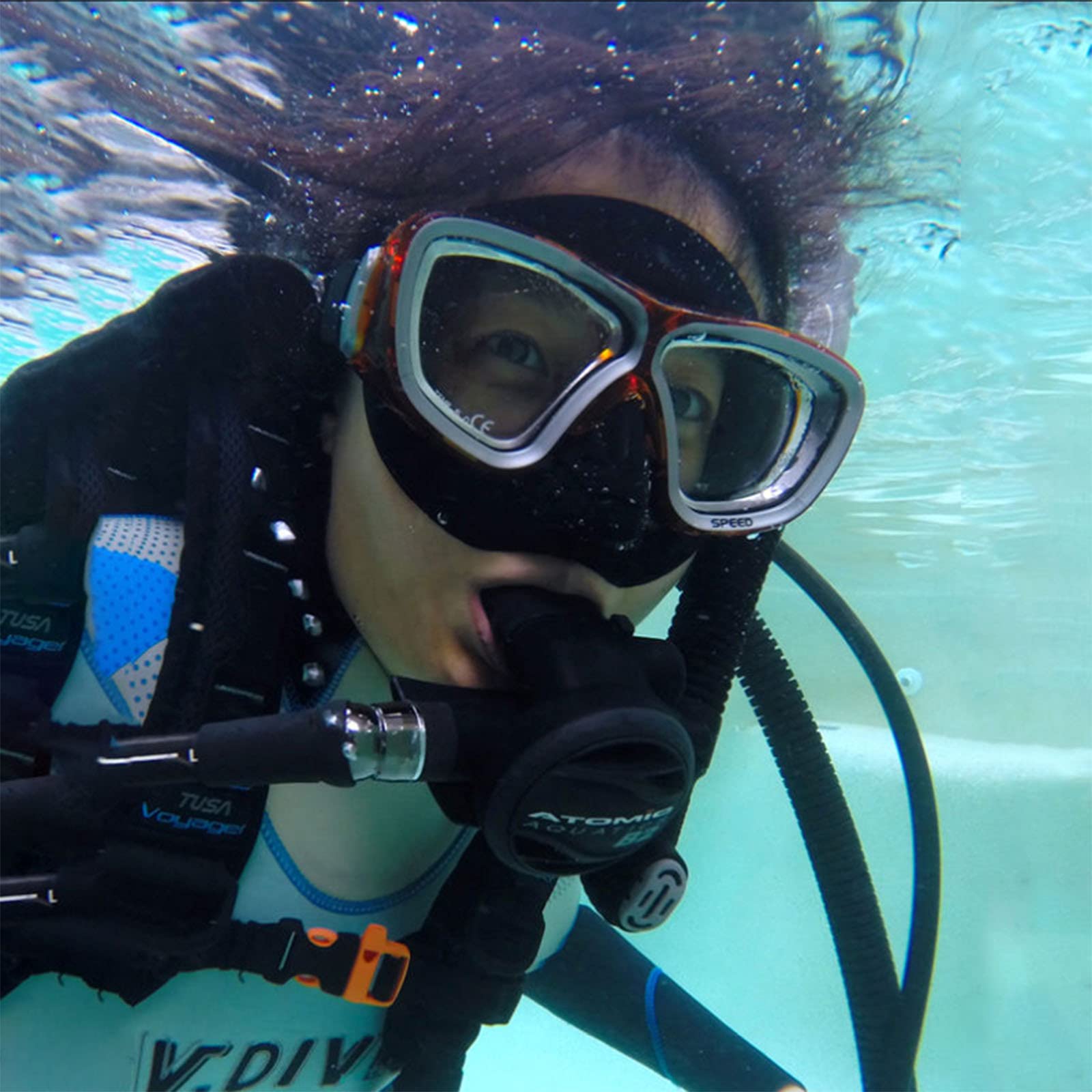 Maschera per immersioni subacquee antiappannamento, immersioni subacqueeVista panoramica ampia, respirazione facile eattrezzatura da snorkeling professionale per adultiNuoto SnorkelingImmersioni
