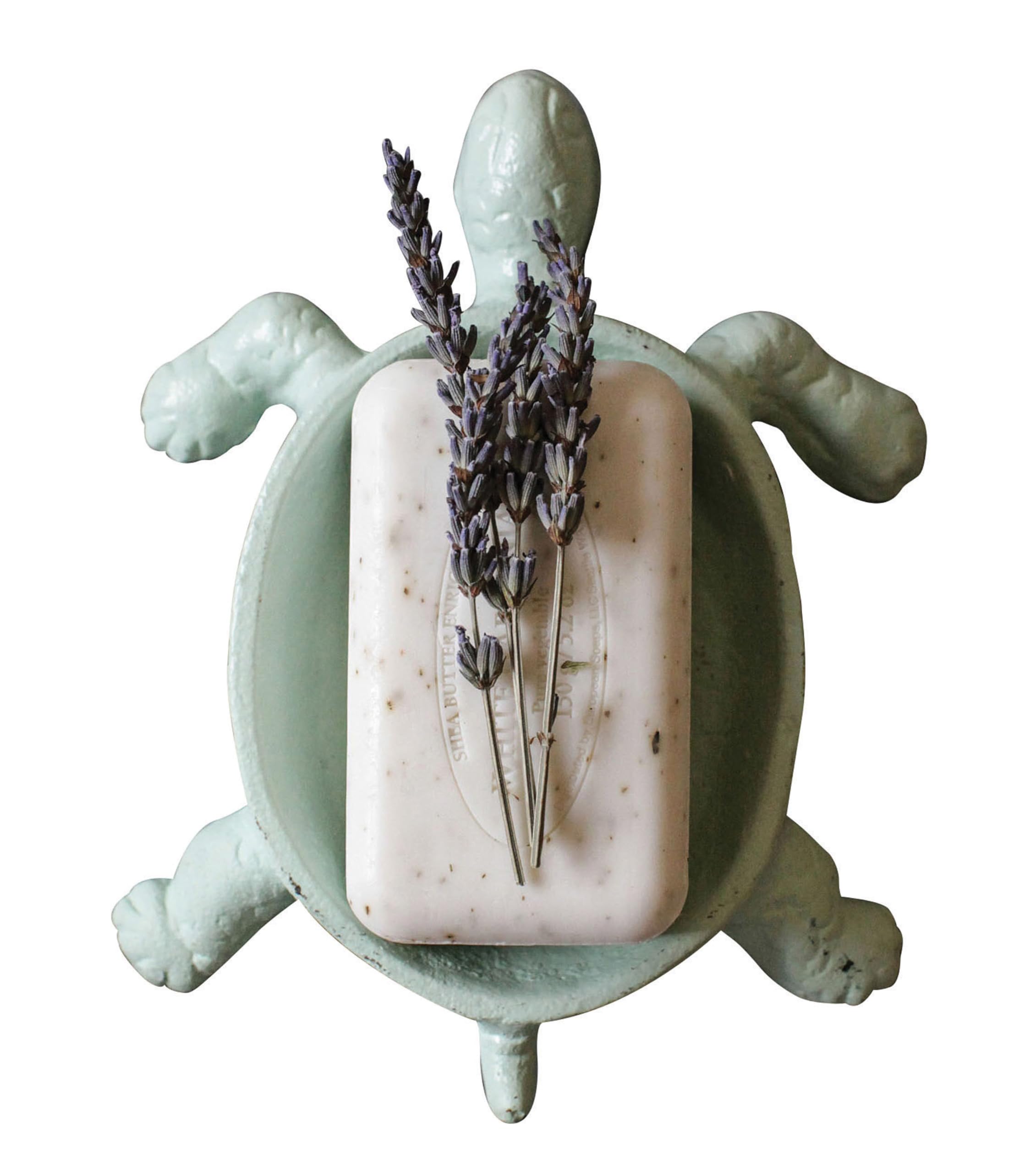 Portasapone In Ghisa Aqua Craft - A Forma Di Tartaruga, Collezione Waterside, 6 Cm - 2