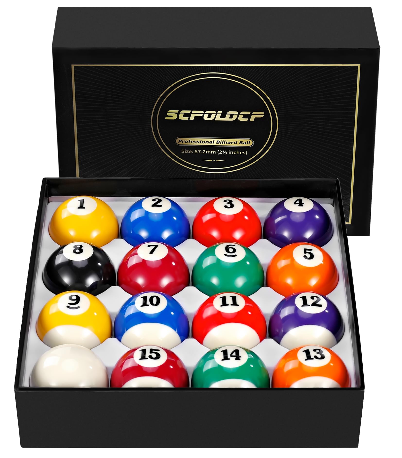 Juego de bolas de billar y accesorios de billar reguladoras para mesa de salón 7