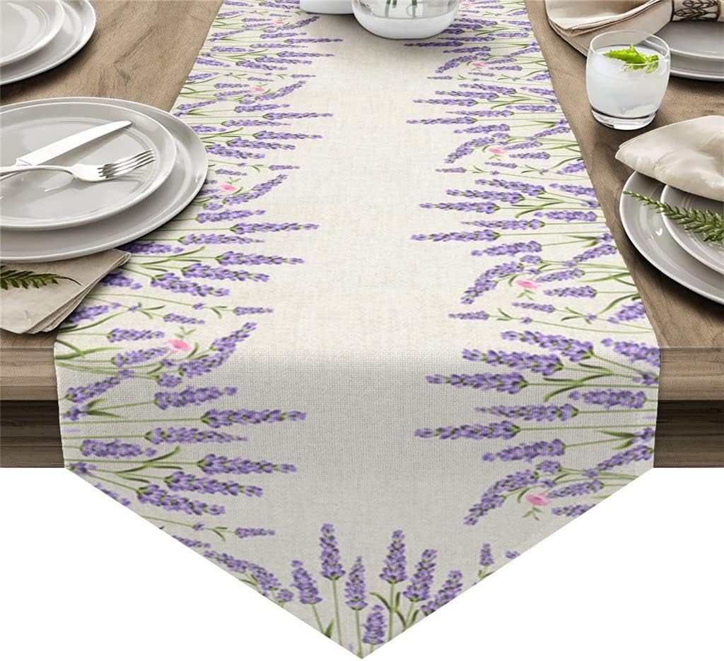 Geometric Figures Yellow Table Runners Holiday Wedding Decor Dinning Table Cover Christmas Decorations Table Cloth(41x183cm)