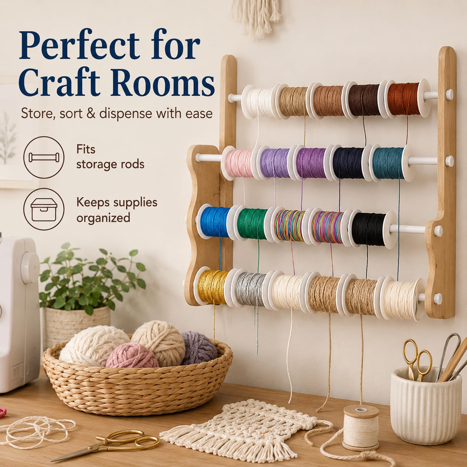 CYEAH 100 carretes vacíos blancos de 5 cm, carretes de plástico pequeños, bobina de hilo para manualidades, cuerda de alambre, rollo de cadena