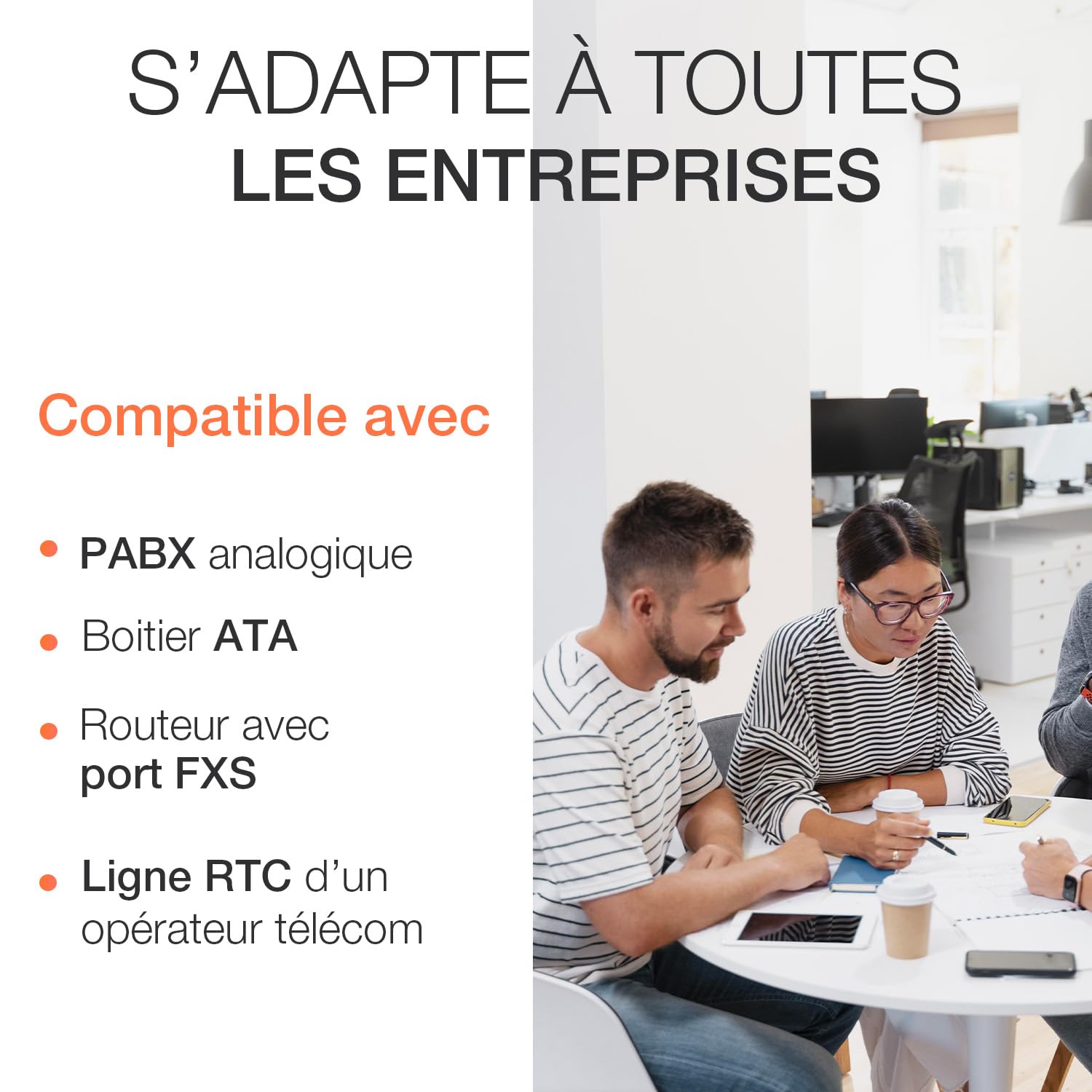 ALCATEL Temporis 880 PRO - Téléphone Fixe Filaire Professionnel - Bibloc - Grand Écran Alphanumérique - Indicateur Lumineux - Volume Réglable - Touche Rappel & Mute - 10 Mémoires Directes - Noir