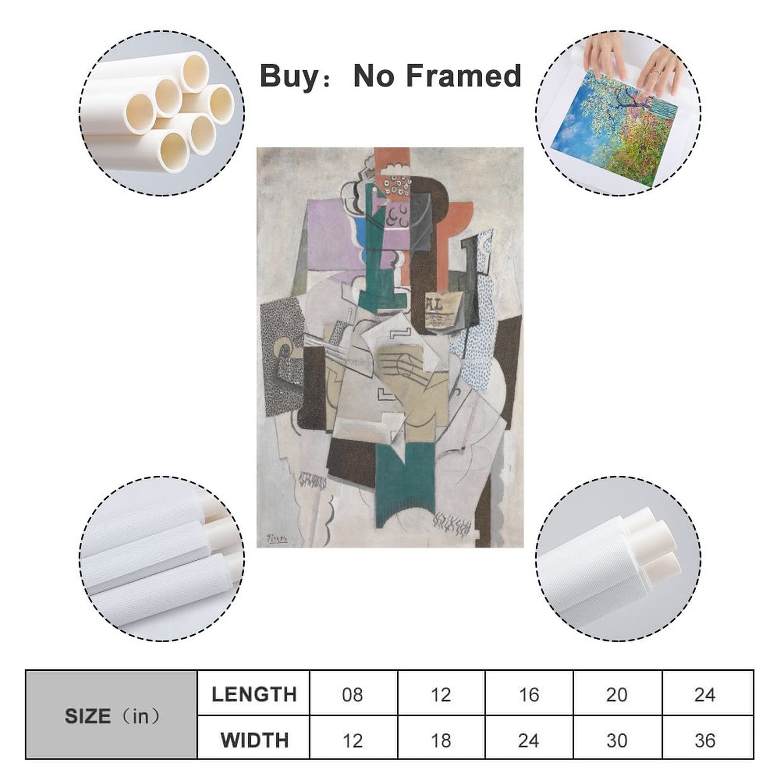 額装品/フルーツボールの構図（パブロ ピカソ） フルーツボールの構図（パブロ ピカソ） 額装品 アルミ製ハイ