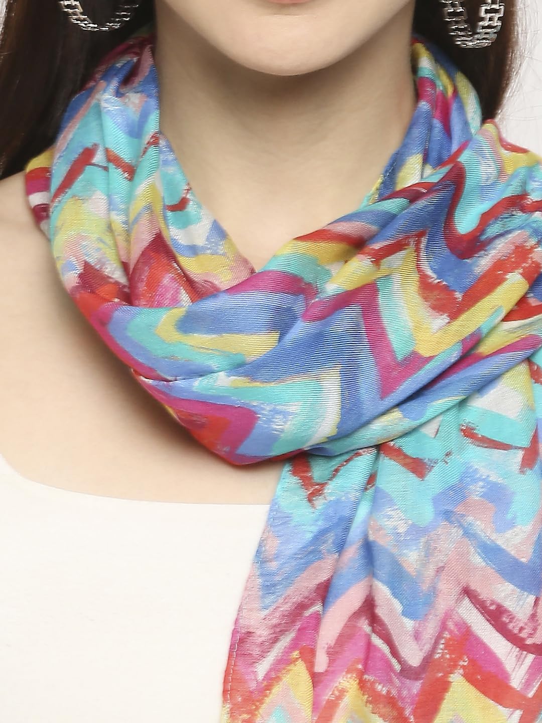 Diwali Sale Cloth Haus India Multicolor Printed Viscose Scarf For Women, Lightweight Soft Scarves Stoles For Summer &Amp; Winter (Size: 183 X 51 Cm) || Pack Of 2 || 5 Diwali Sale Cloth Haus India Multicolor Printed Viscose Scarf For Women, Lightweight Soft Scarves Stoles For Summer &Amp; Winter (Size: 183 X 51 Cm) || Pack Of 2 ||