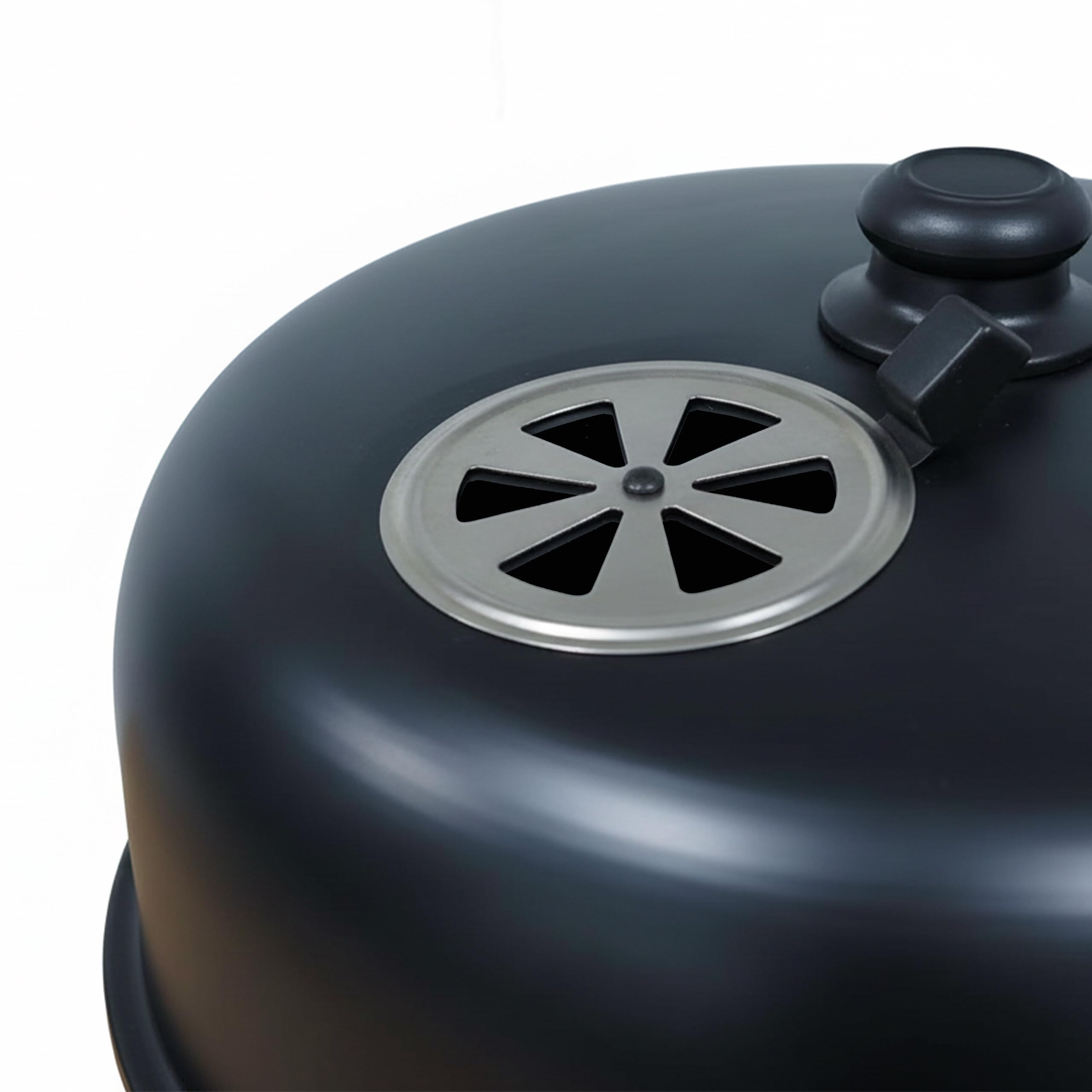 Relaxdays Smoker 3in1 Affumicatore/Griglia/Cottura, nero