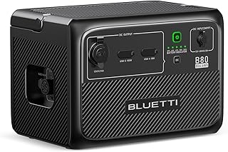 BLUETTI Expansion Battery B80, 806Wh LiFePO4 Battery Pack for Power Station AC60/EB3A/EB55/EB70S/AC180, DC Power Source w/ 100W USB-C, Extra Battery for Outdoor Camping, Off-grid, Power Outage