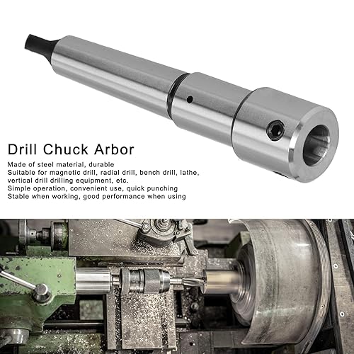 Miniatura 3 de Adaptador Weldon Mt3, taladro Chuck Arbor Morse Shank Annular Cutter Herramienta de hardware industrial MT3‑19.0.197 in
