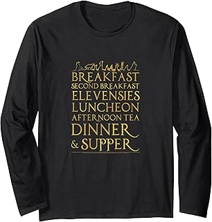 Lord Of The Rings Breakfast Second Breakfast More Long Sleeve T-Shirt