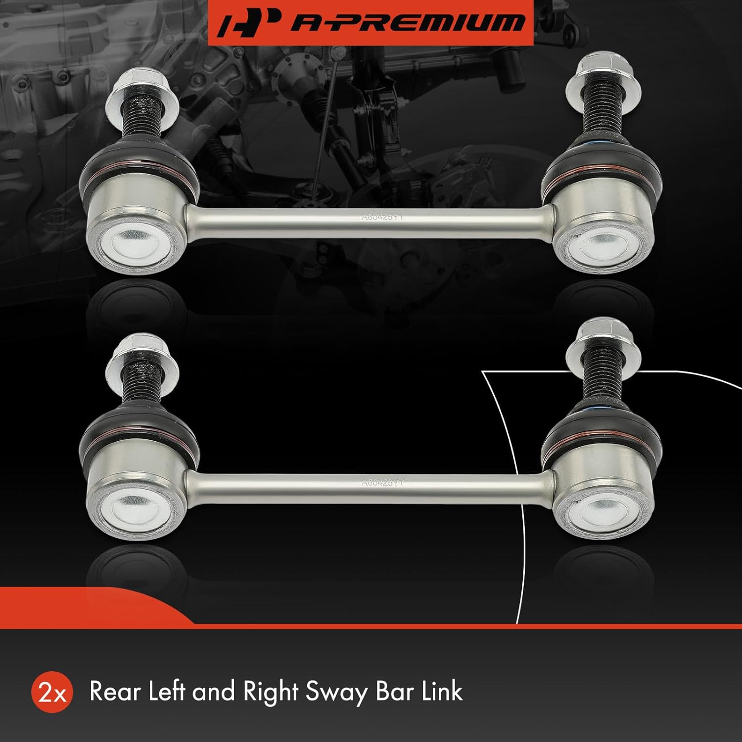 A-Premium 2 x Rear Sway Bar Links Stabilizer Bar Links, Compatible with Volvo XC90 2005-2014, S60 2001-2009, XC70 2003-2007, S80 1999-2006, V70 2000-2007
