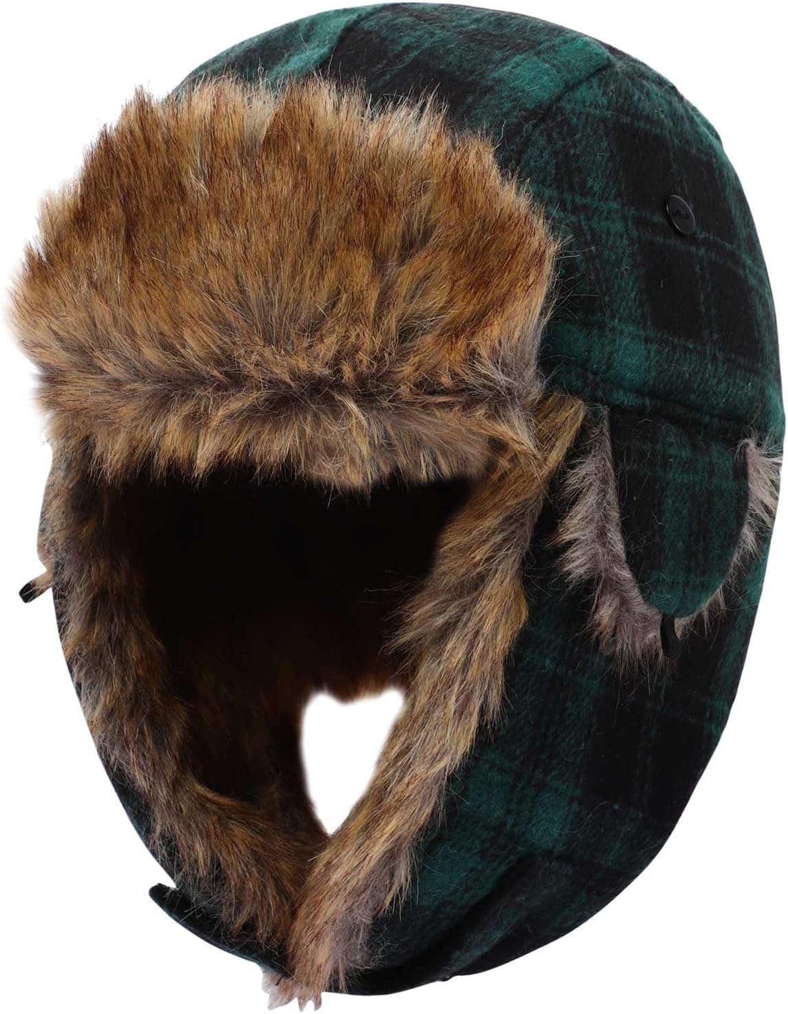 Kids Winter Trapper Hat Toddler Outdoor Warm Windproof Ushanka Aviator Hat Sherpa Fleece Lined Ski Cap for Boys Girls 1T-8T