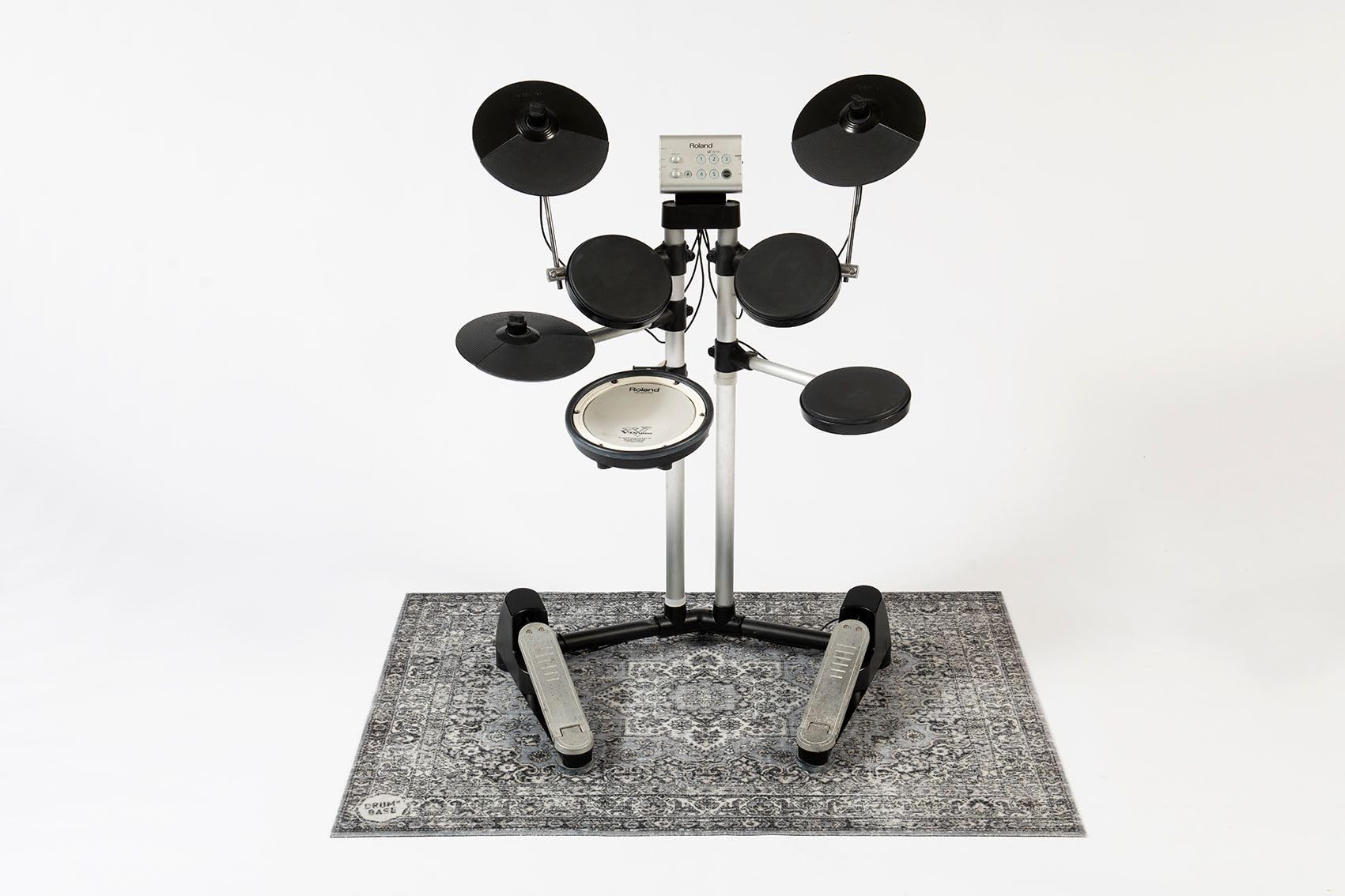 Drum N Base Tapis de scène vintage (petite taille) – Gris
