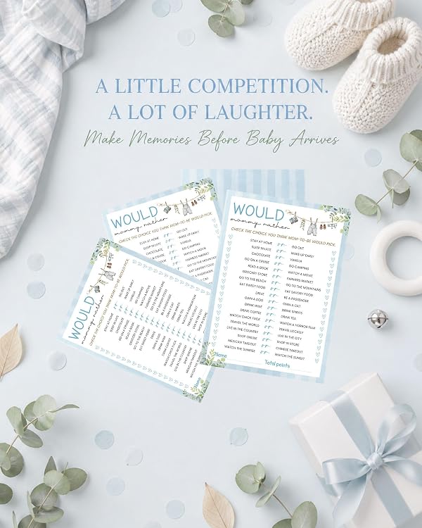 DXCUKDI Farmers Market Baby Shower Game, Would Mommy Rather Cards-A04 by DXCUKDI - Used condition - Image 5