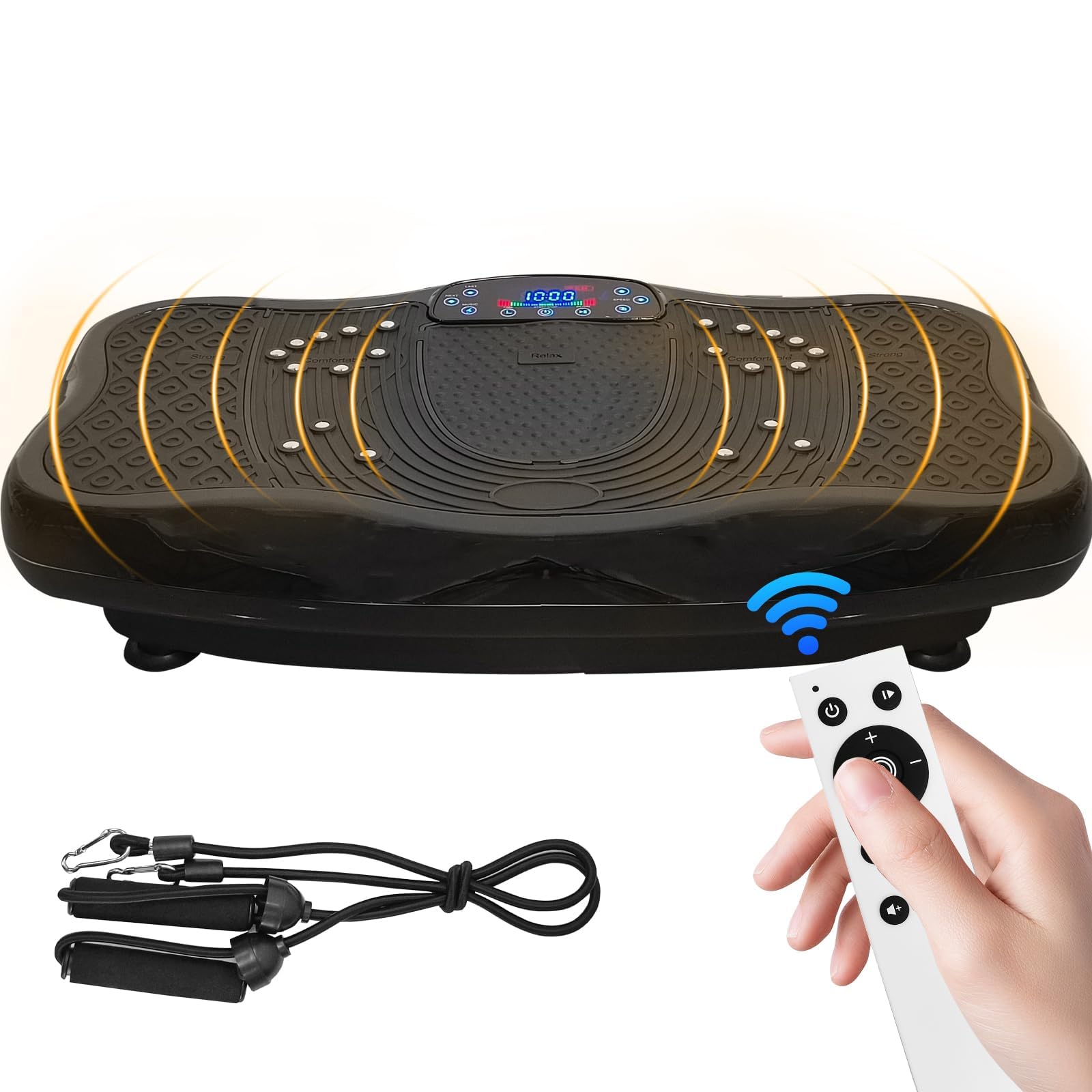 XXL 660LBS Vibration Plate Exercise Machine for Weight Loss Whole Body Workout Vibration Fitness Platform Home Training Equipment