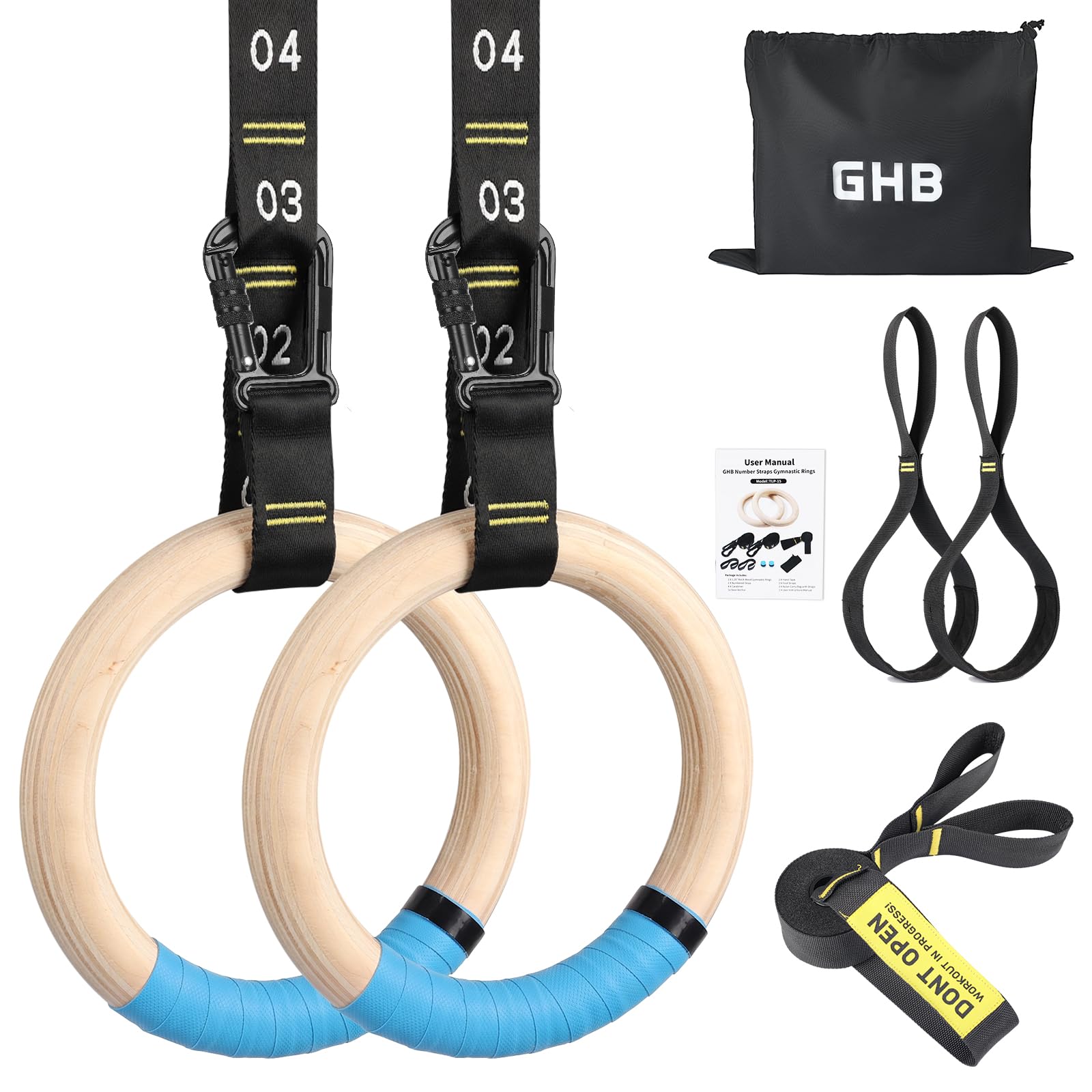 GHB Wooden Rings Set