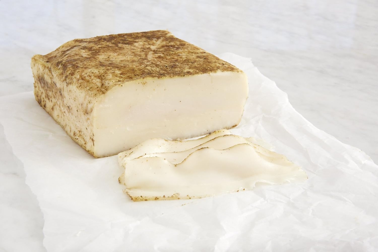 La Quercia Iowa White Heirloom Pork Lardo Approx. 3 Lb