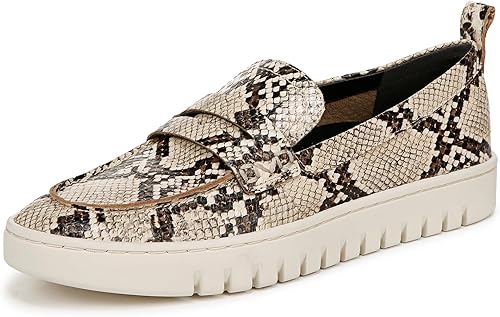 Vionic Womens Uptown Slip-ons Ivory Multi Leather 7 M