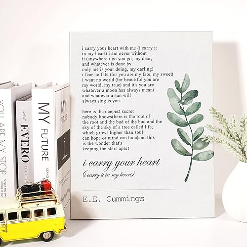 Miniatura 4 de Lienzo inspirador para pared, con frase motivacional I Carry Your Heart, pintura impresa en lienzo para oficina, hogar, decoración de pared