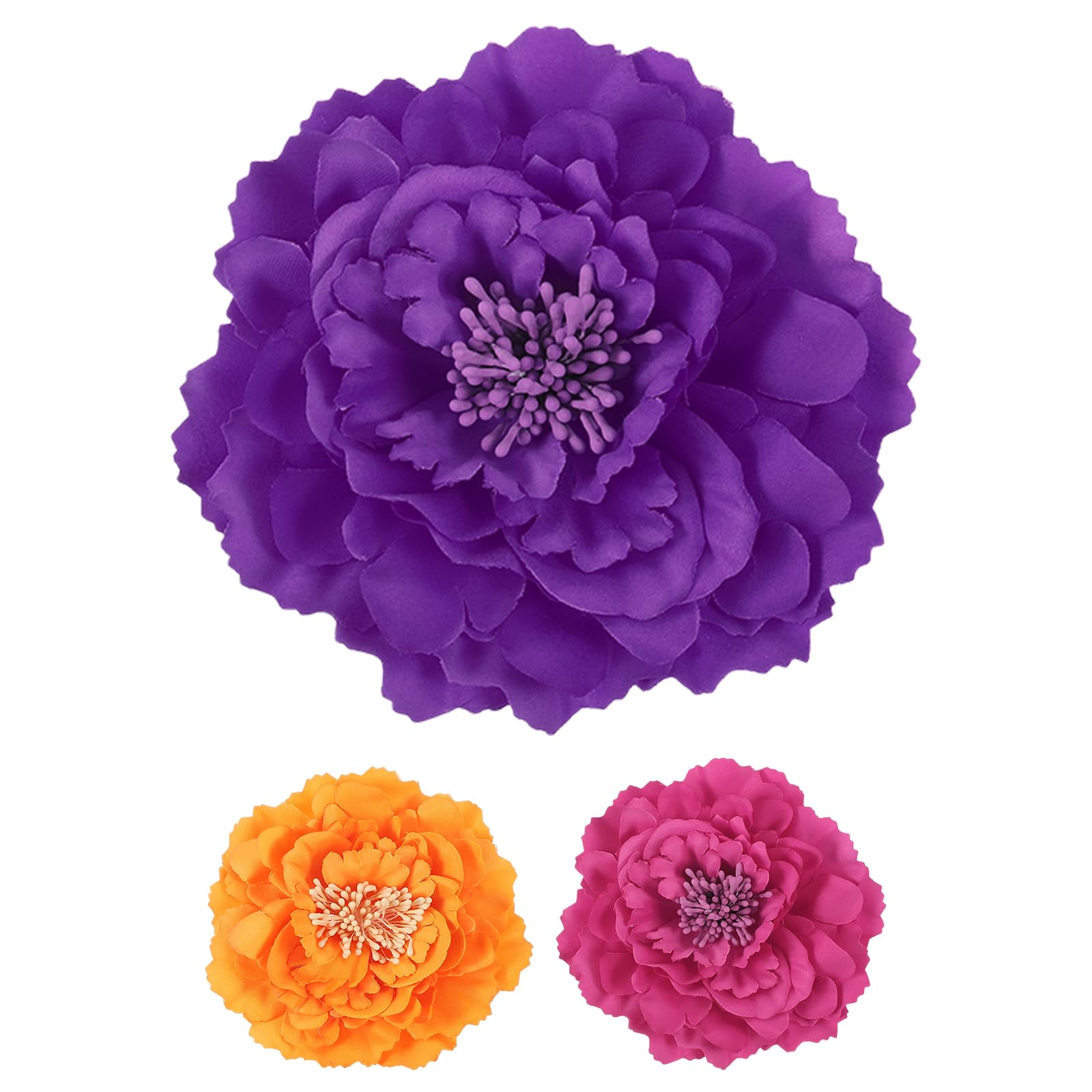Barrettes pinces à cheveux fleurs pivoine pour célébrer vos moments de bonheur et de complicité
