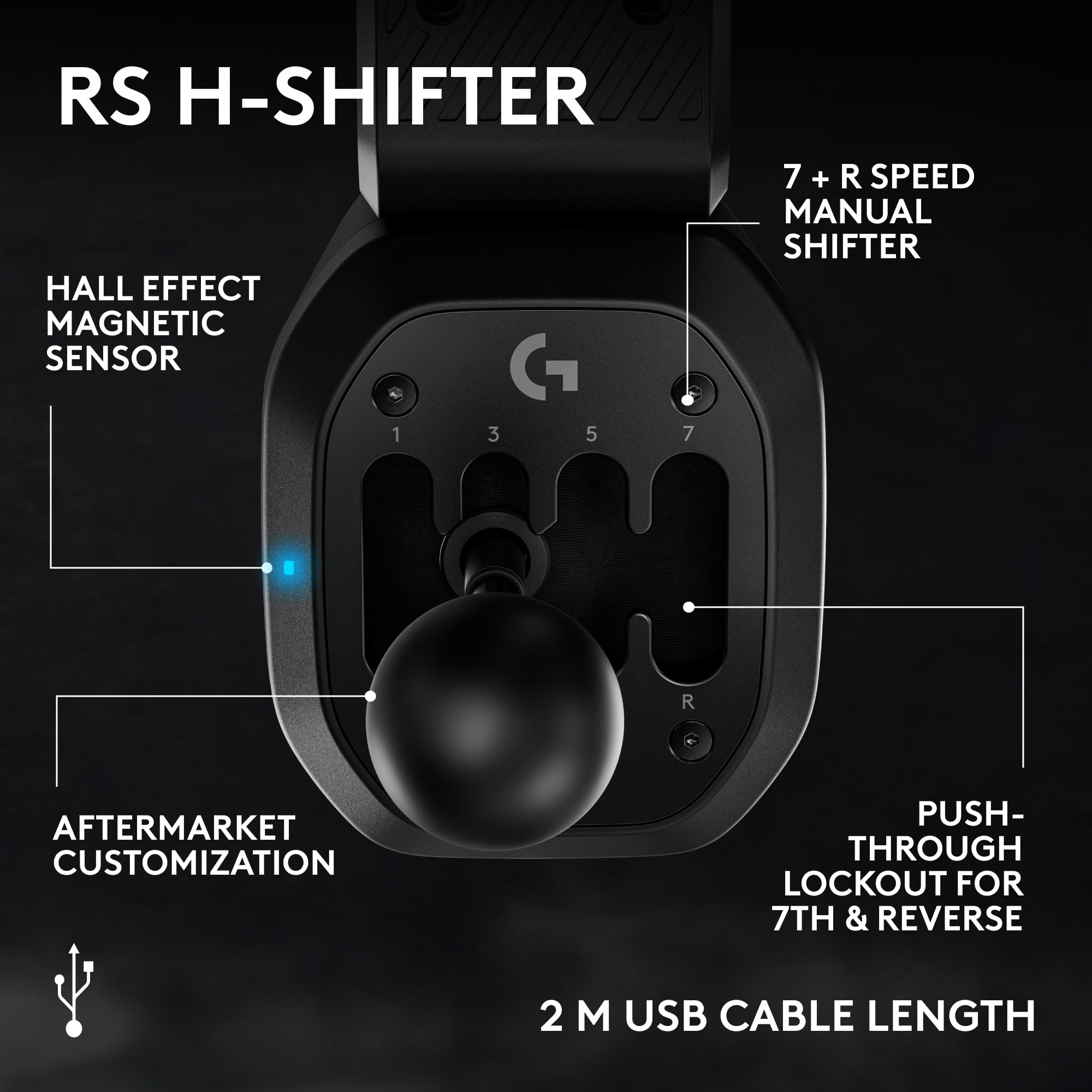 Amazon.com: Logitech G RS H-SHIFTER for PC/Xbox/Playstation | Sim