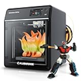 3D Printer AD5M Pro with 250g PLA, 600mm/s High Speed CoreXY High Precision Printing, 280℃ Quick-Swap 0.4 & 0.6mm Hotend, 50dB Silence and Built-in Camera, Build Volume 220 * 220 * 220mm