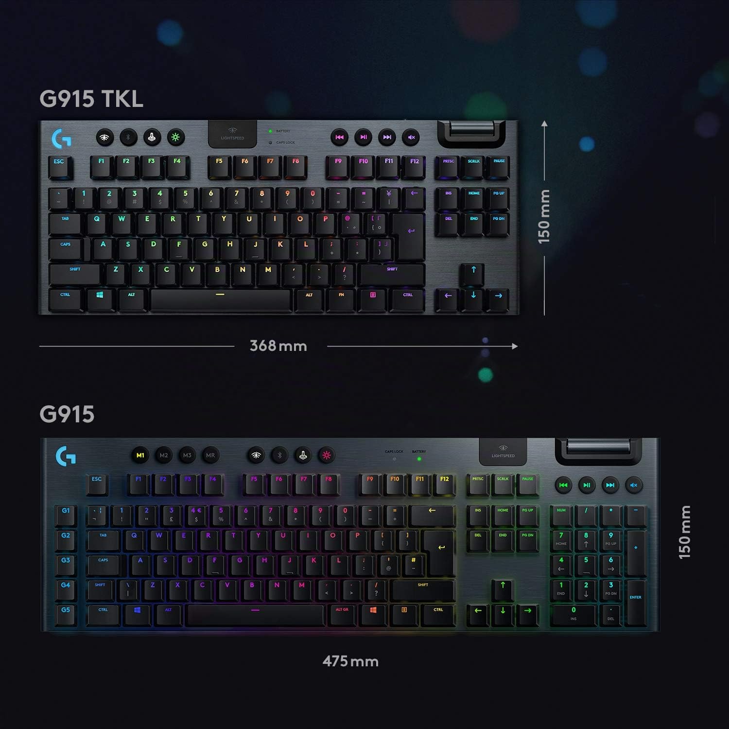 logitech G aming Keyboard G915 TKL Nero (layout spagnolo)