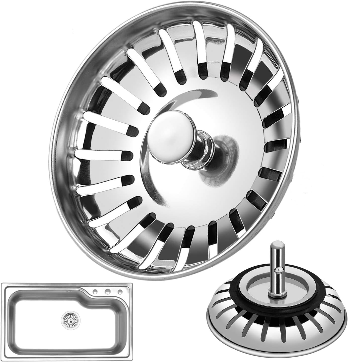 Lavello S4000, Lavelli in acciaio inox