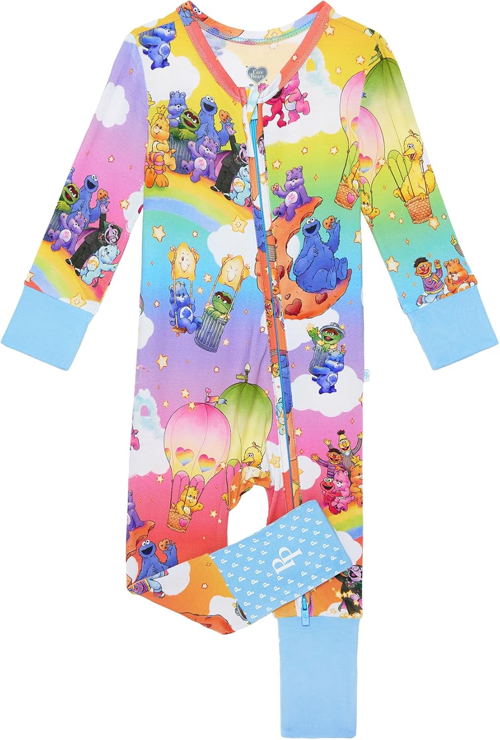 Posh Peanut Convertible Baby Sleepers - Girls Footless Baby Pajamas with 2 Way Zipper for Easy Diaper Changes