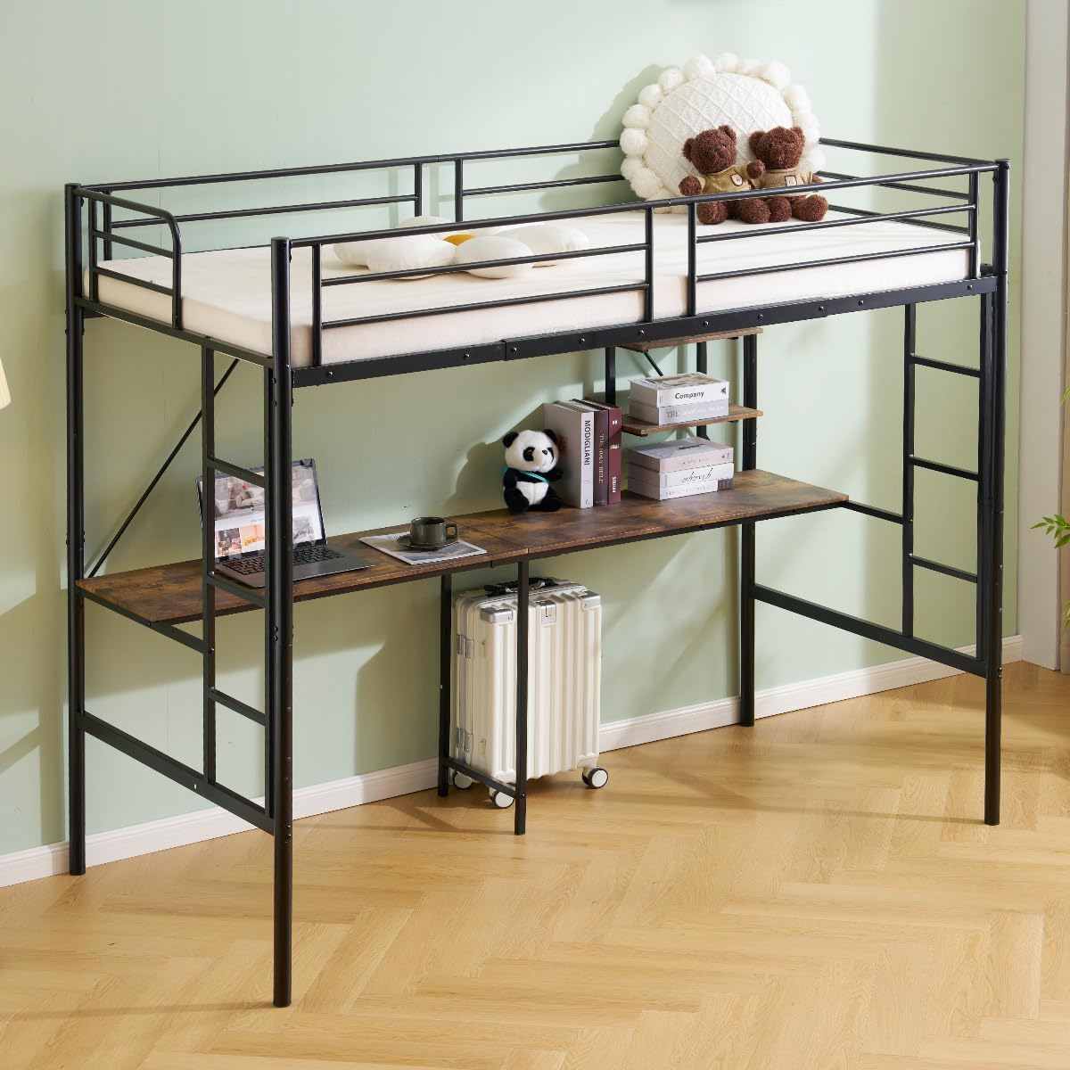 すのこベッド 折りたたみ 天然桐四つ折りベッドフレーム 木製ダブル4折