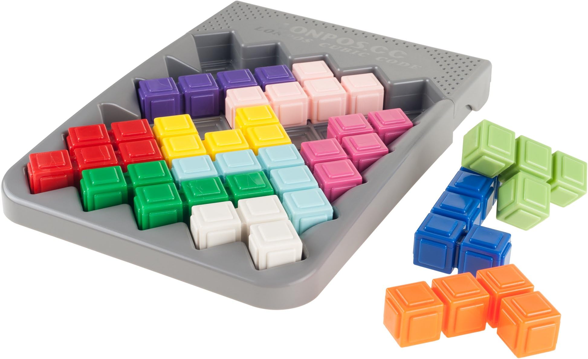 LONPOS Cubic Code Brain Game Puzzle with 864 Challenges Puzzle