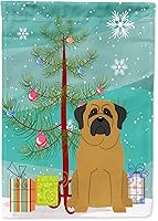 Vista 263 de Caroline's Treasures BB4243GF Bandera de jardín con texto en inglés «Merry Christmas» con texto en inglés «Merry Christmas», bandera decorativa