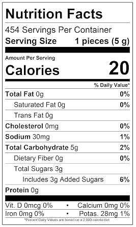 Fizzy Power Candy 4 Pounds Individually Wrapped Sugar Candy in a Bulk King of Sweets Bag