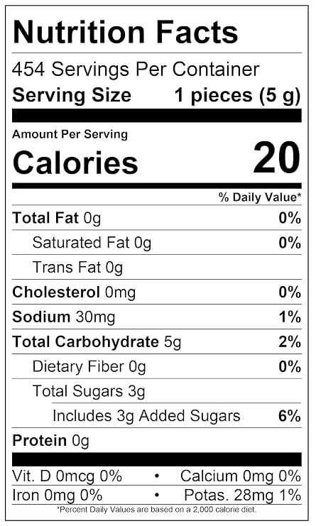 Fizzy Power Candy 4 Pounds Individually Wrapped Sugar Candy in a Bulk King of Sweets Bag