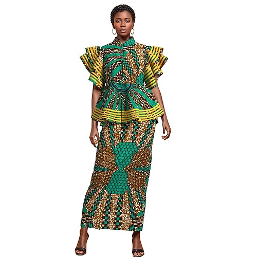 BAZINRICHE Women African Dresses Clothing Dashiki Bazin Riche Dress Women