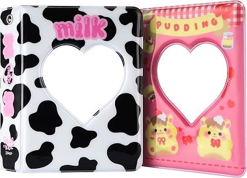 ACHOI Paquete de 2 carpetas para tarjetas fotográficas, cada una de 40 fundas transparentes con capacidad para 80 imágenes, libro para tarjetas