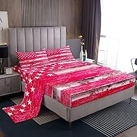 Vista 20 de Feelyou Juego de Sábanas Vintage con Flores Groovy Estilo Retro Sábanas Florales Boho con Sábana Bajera de Bolsillo Profundo para Niños Años 60 70