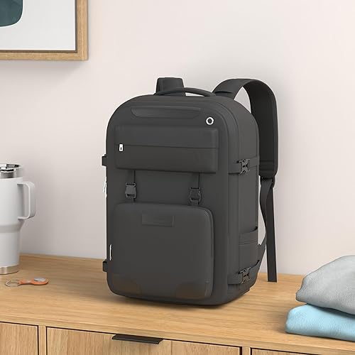Miniatura 9 de Maelstrom Mochila de viaje para mujeres y hombres, mochila para laptop de 35 litros para portátiles de 17 pulgadas, mochila de mano impermeable para