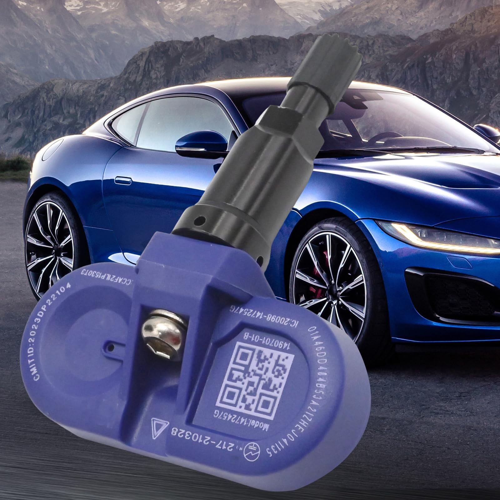 Tesla TPMS Sensor Sistema di monitoraggio della pressione dei pneumatici, ricambio per modello S, 3, X, Y, Bluetooth abilitato per modelli 2021-2023, sostituisce 1490701-01-B 1490701-01-C
