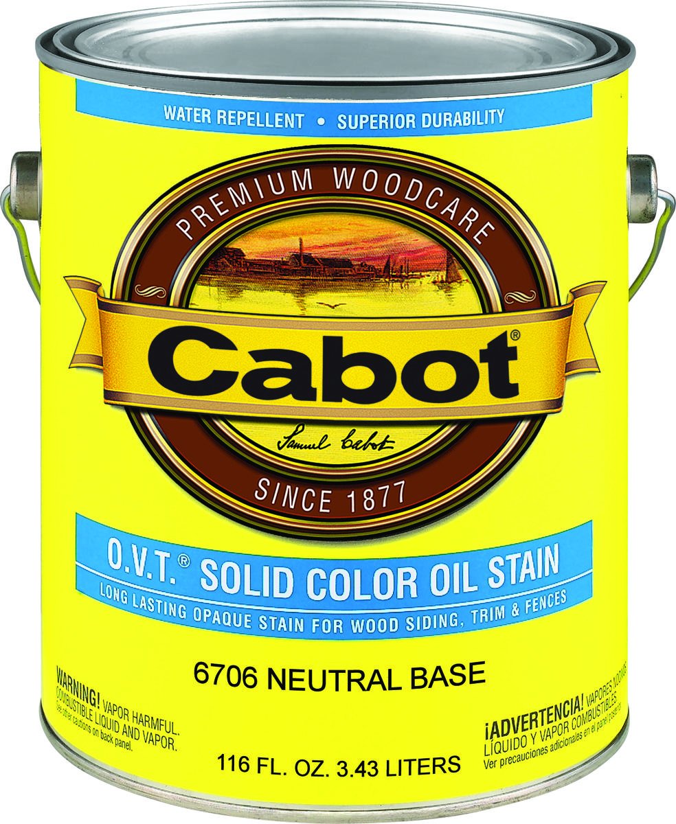 CABOT SAMUEL 6706-07 GAL VOC NTRL Oil Stain - Household Wood