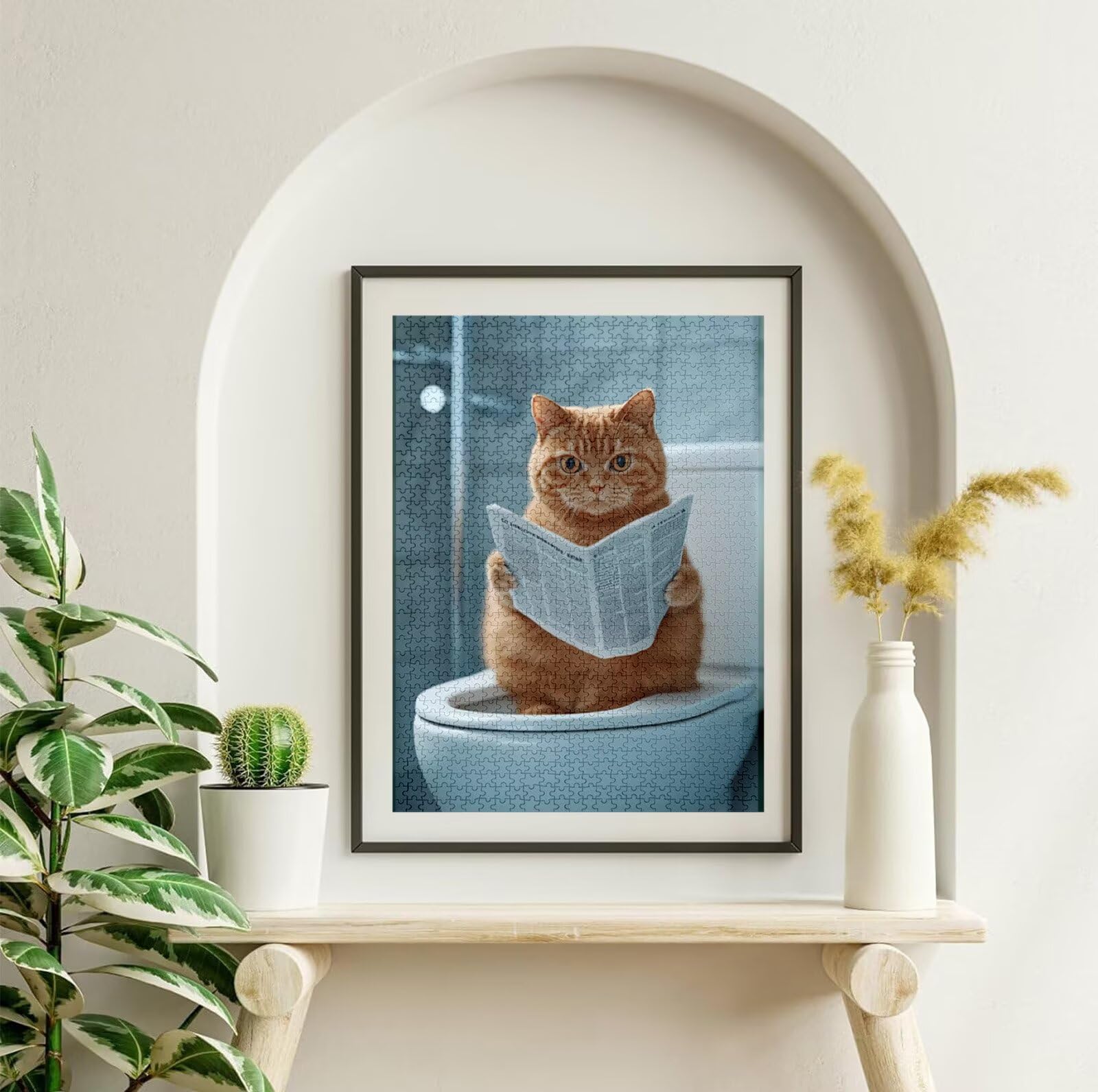 Puzzle 4000 Pièces Chat, Puzzle 4000 Pièces Adultes et Enfants, Puzzles Bois avec Une Boîte d'emballage Exquise, Jeu Éducatif Puzzles Animal, Noël Decoration Maison, Cadeau Femme, Cadeau Homme H-7030
