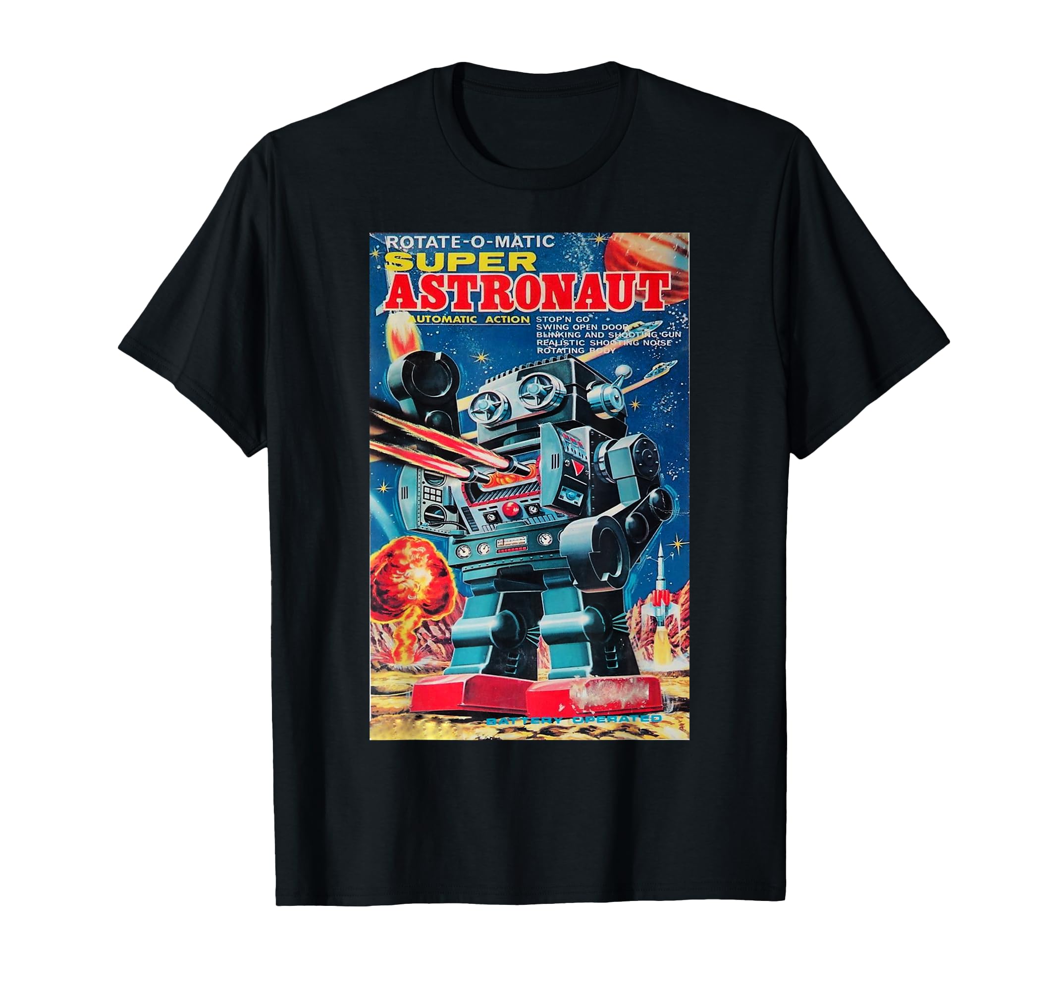 Vintage Graphic Super Astronaut Robot Retro Old Japanese Toy Premium T-Shirt