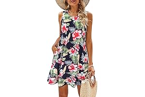 SimpleFun Women's Hawaiian Dress: Beachy Style at Your Fingertips