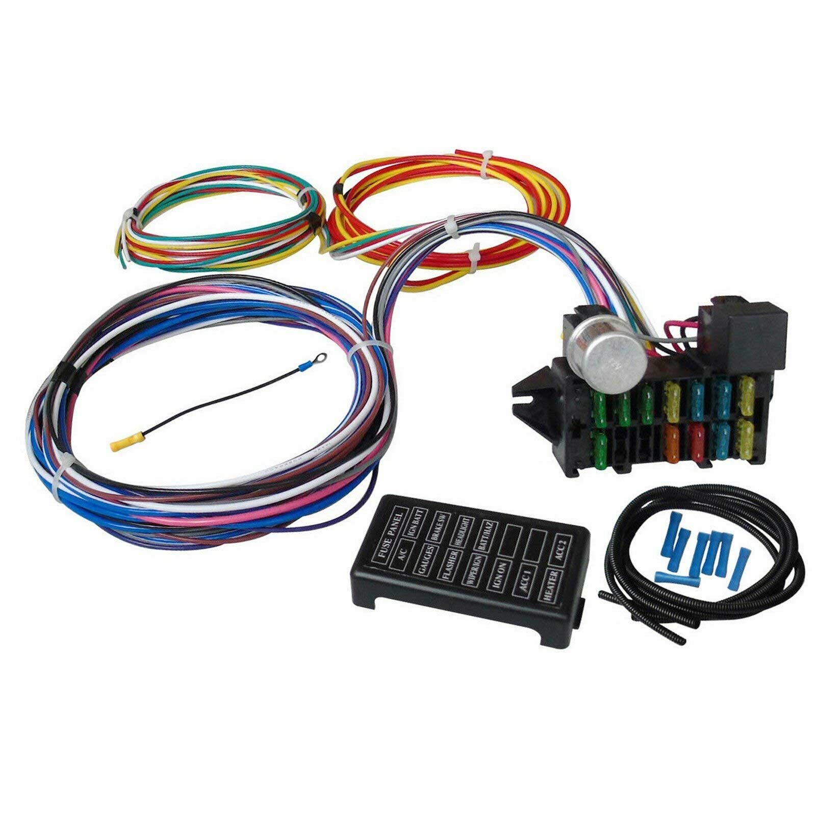 Buy Wiring Harness Kit 12 Circuit Long Wires Standard Color Wiring