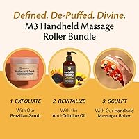 Vista 6 de Lymphatic Drainage Massager with Cooling Steel Rollers for Body Sculpting, Cellulite & Sore Muscles, Grip-Friendly with Ergonomic Design for Arms