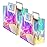 VUOJUR 2pcs Holographic Small Gift Bags 8.3x8x4\'\' Clear Reusable Birthday Gift Bags for Women Girls Iridescent Christmas Gift Bag with Handle