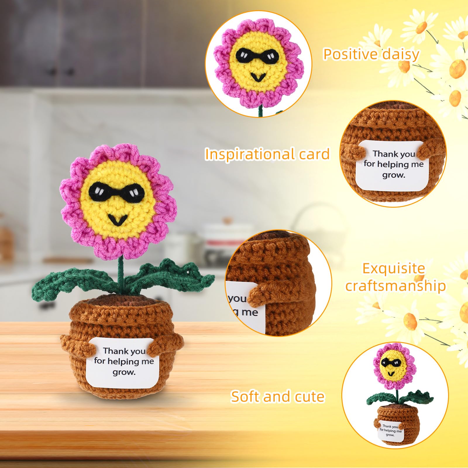 TOYMIS Crochet Daisy - Image 3