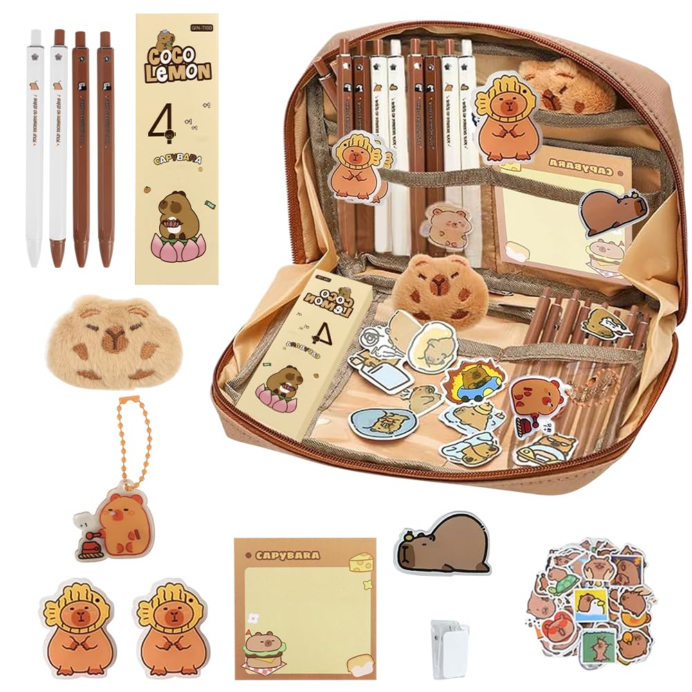 Estuche Capybara: Organiza tu Papelería con Estilo y Diversión