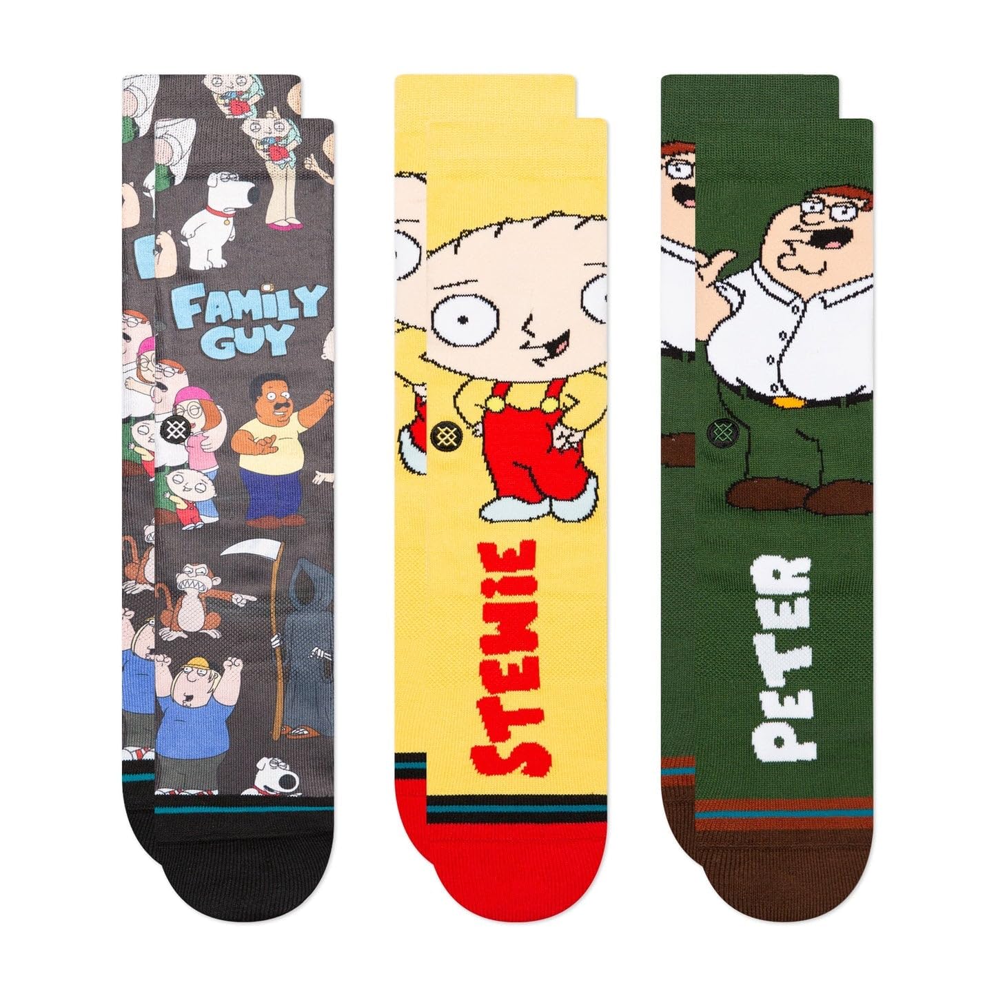 Stance X Family Guy Family Values 3 Pack Of Socks - Multi