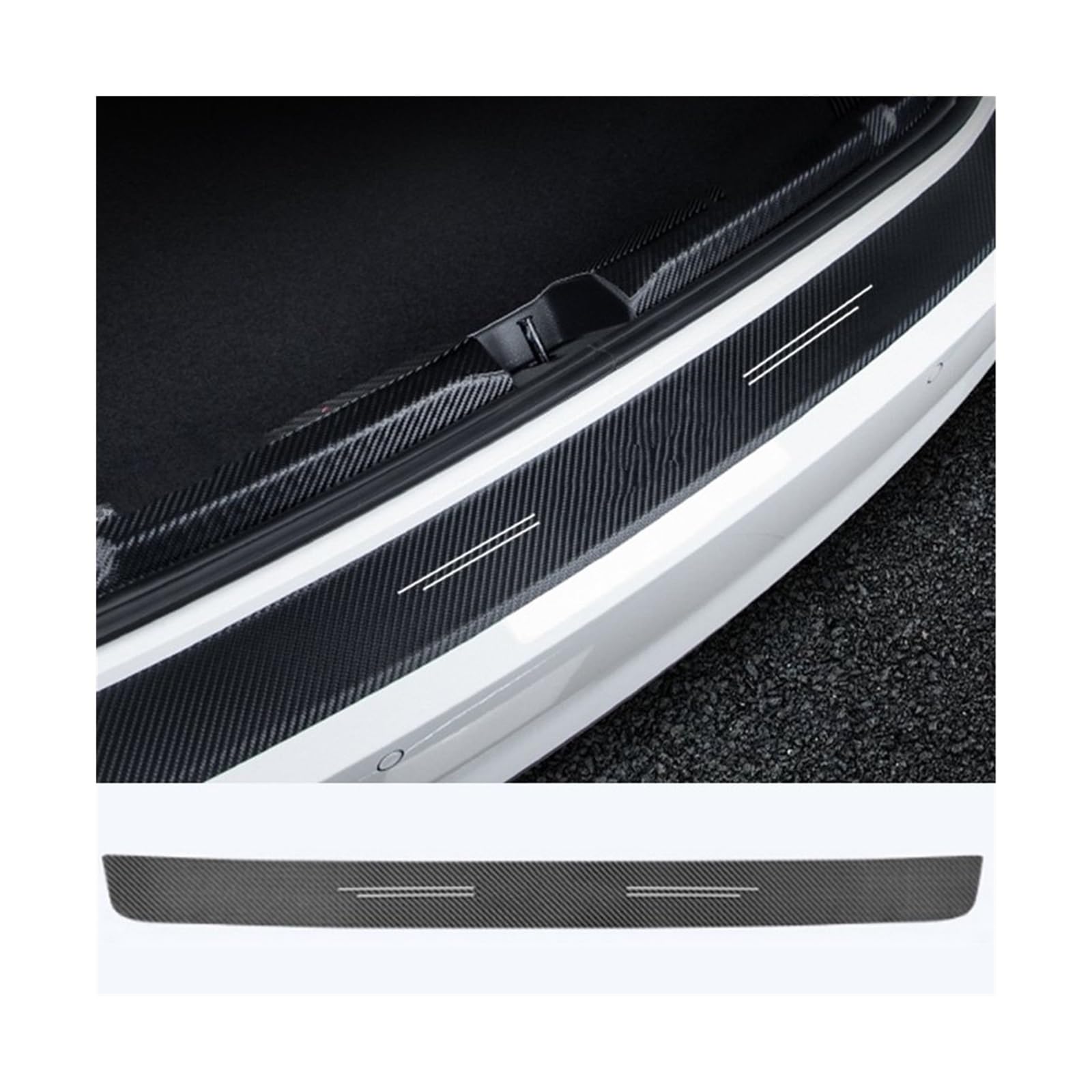 Car Trunk Bumper Stickers Protective Threshold Decal for VW for Touareg GP 7P 7L 2022 2020 2019 2018 2017 RESPUNEKBAH
