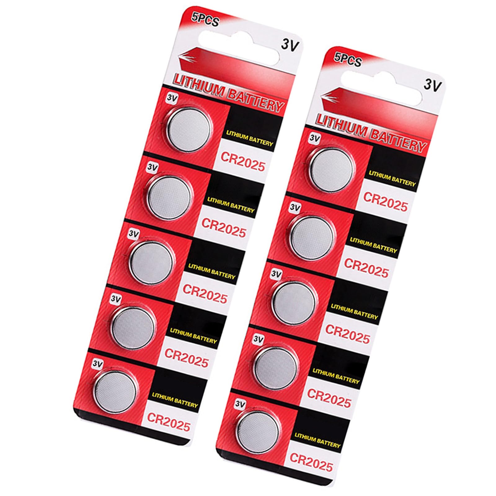 Multipacks de 5/10 pilas de botón de litio CR2025 de 3 V, fuentes de alimentación CR2025 de 3 V, batería de botón para dispositivos electrónicos — view 10